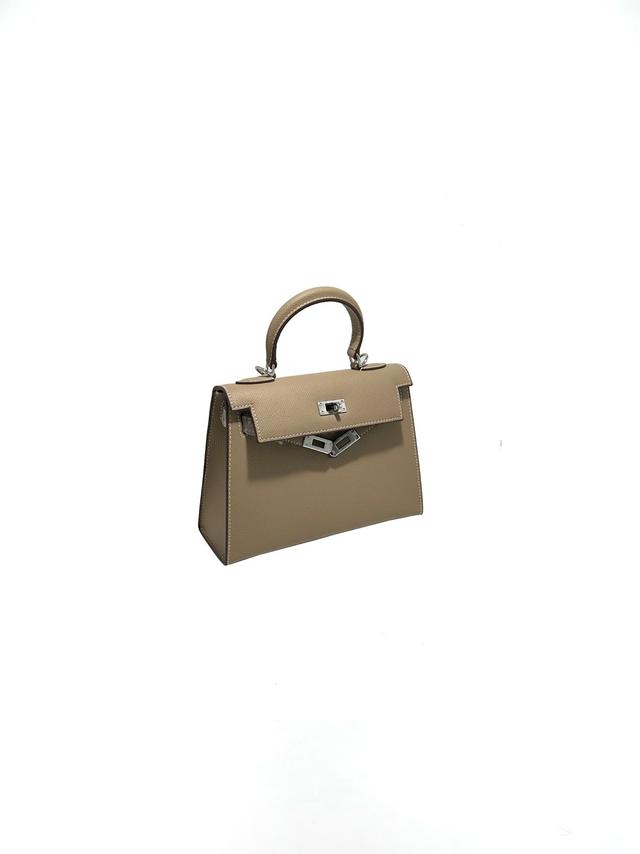 Women's New Temperament Joker Leather Palm Print Shoulder Messenger Bag Joker Portable Small Bag.