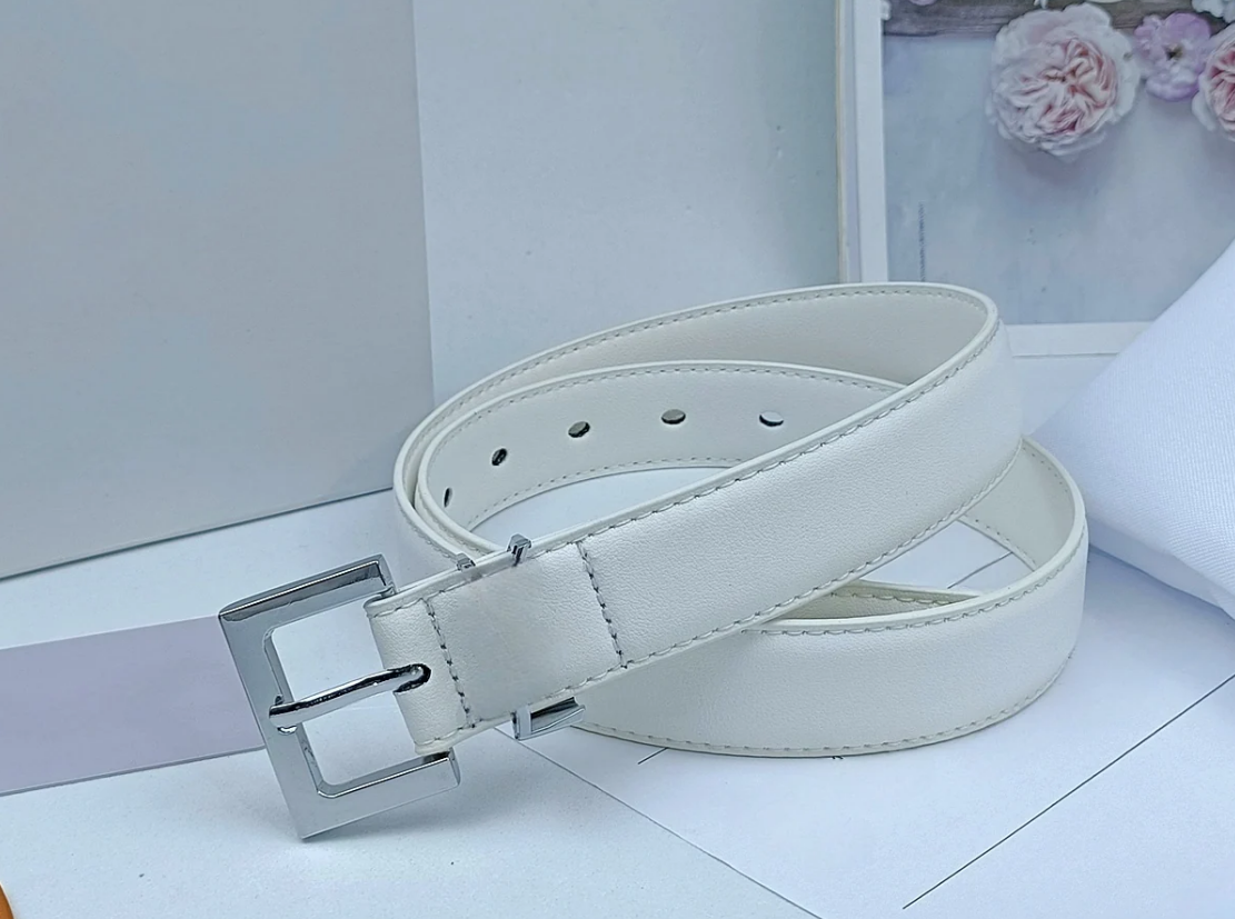 Casual Fashion Joker Multi-color Pin Buckle Design Women's Thin Belt Belt