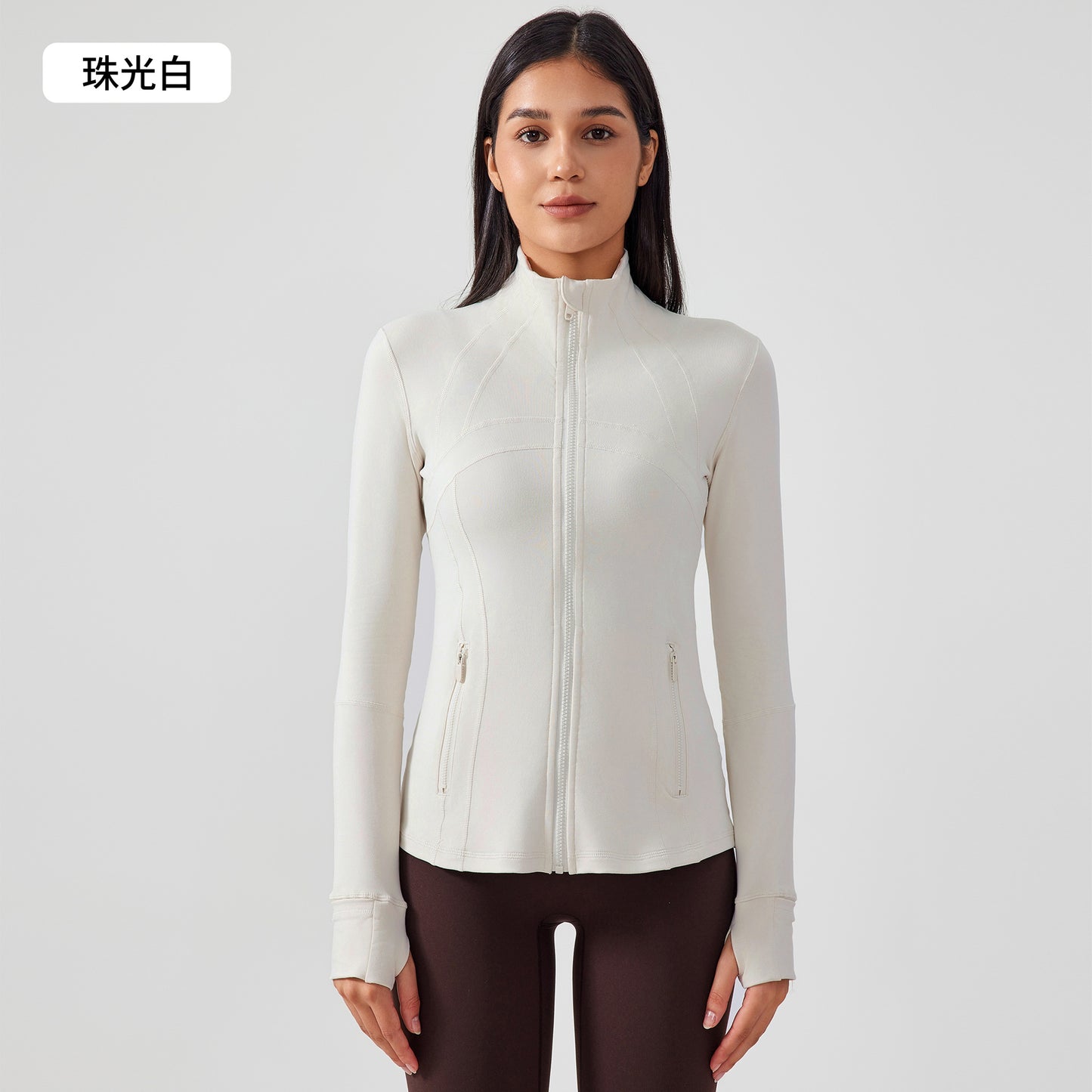 LU Autumn and Winter New Stretch Running Fitness Yoga Long Sleeve Jacket