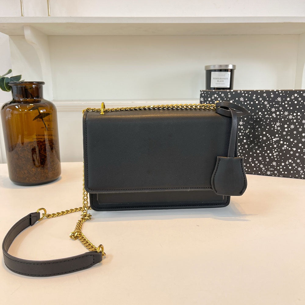 Women's New Temperament Joker Metal Chain Shoulder Bag Messenger Bag