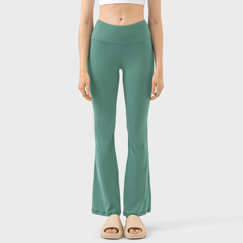 Women's New Slim Hip Micro-pull Yoga Pants High Elastic Nude Joker Fashion Sports Casual Pants