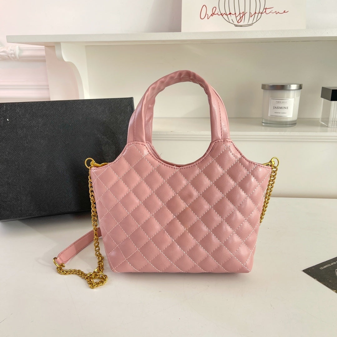 Women's New Temperament Joker Metal Chain Rhombic Cross-body