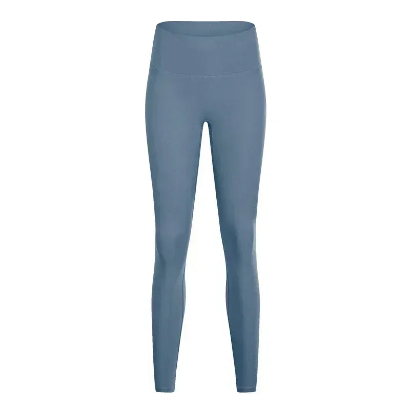 LU High waist hip lift no embarrassing line yoga pants women's elastic fitness exercise nine points