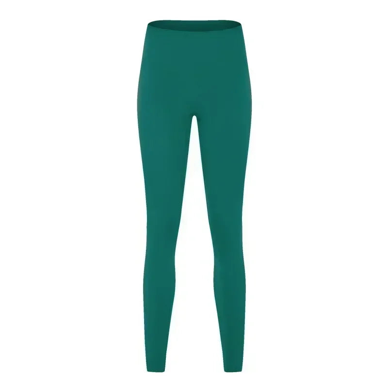 LU High waist hip lift no embarrassing line yoga pants women's elastic fitness exercise nine points