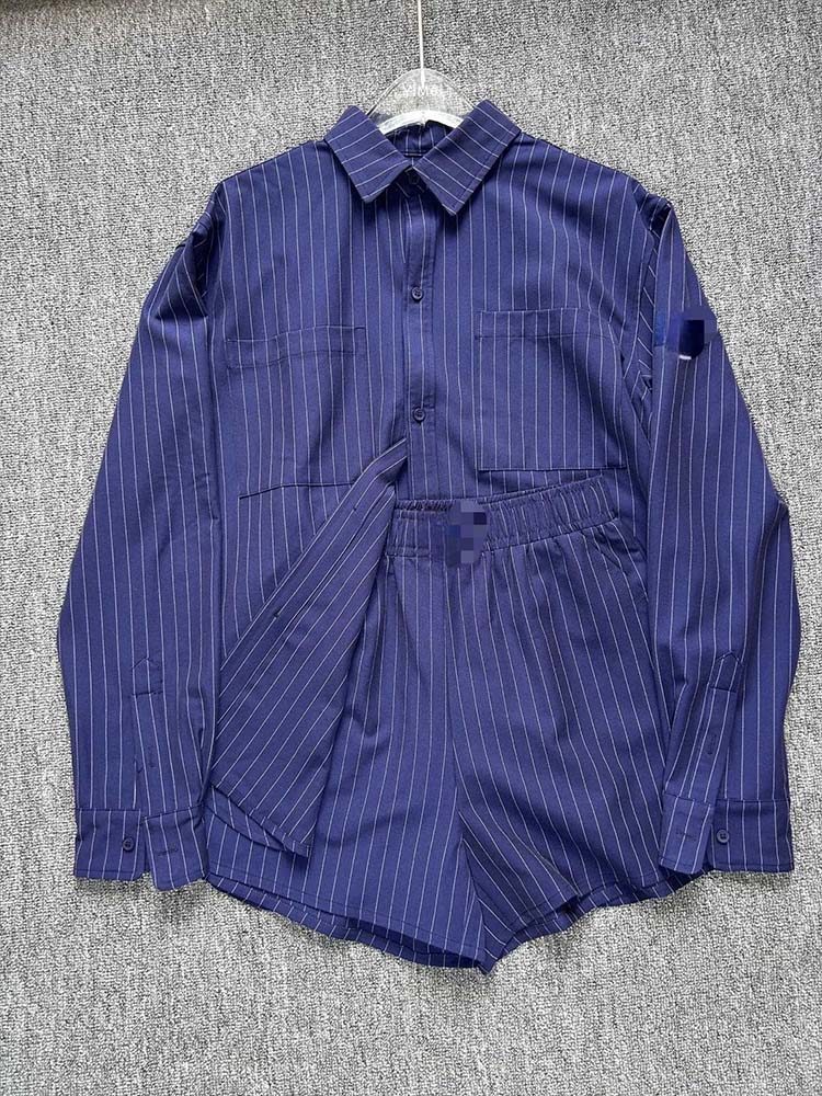 2025 new fashion casual shirt and shorts suit