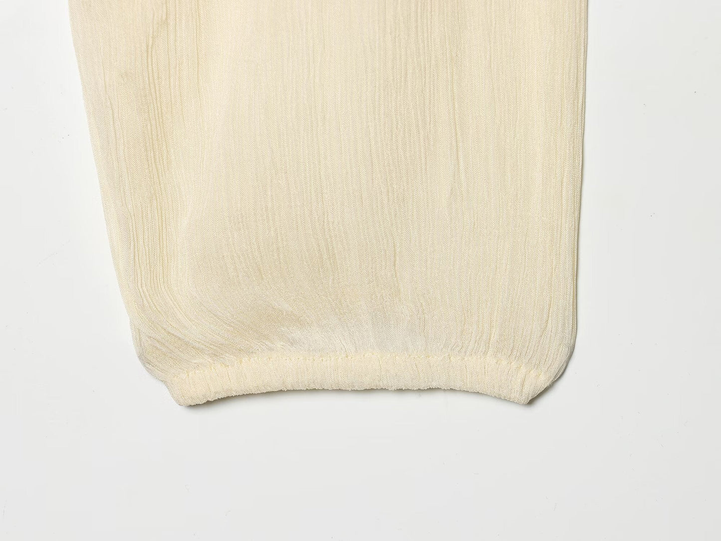 Women's slim V-neck lace chiffon shirt