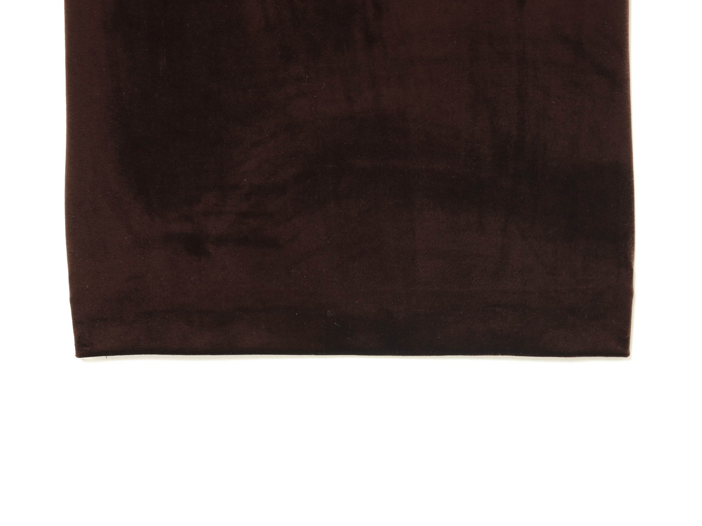 Women's slim V-neck velvet Midi dress