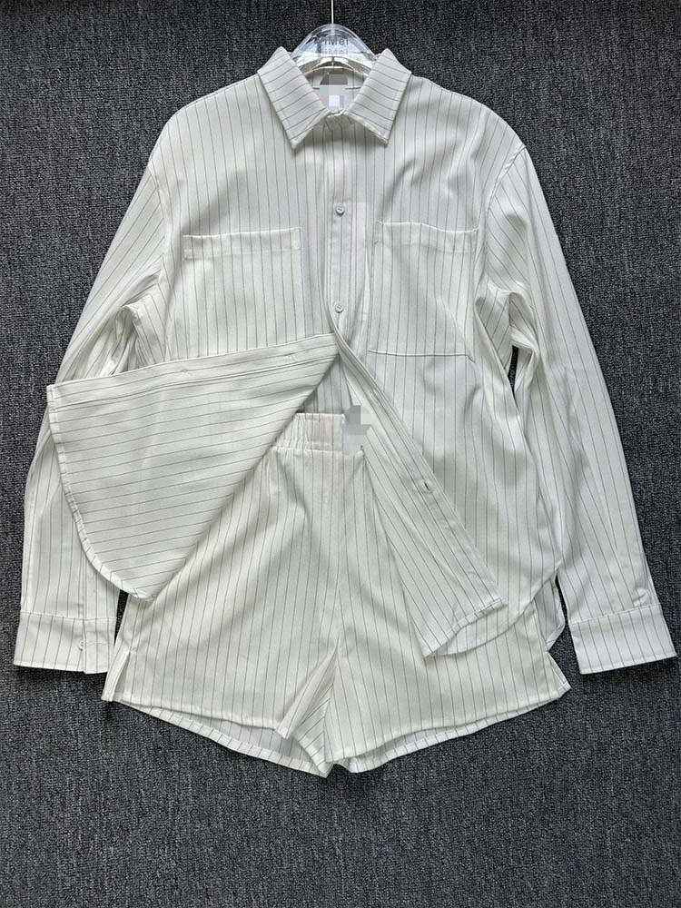 2025 new fashion casual shirt and shorts suit