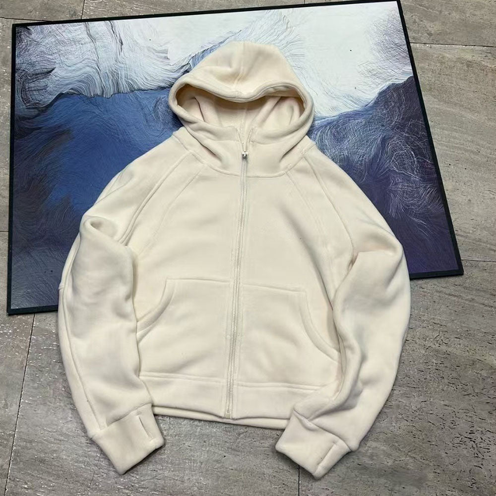 Women's hooded sweater fashion casual hooded coat