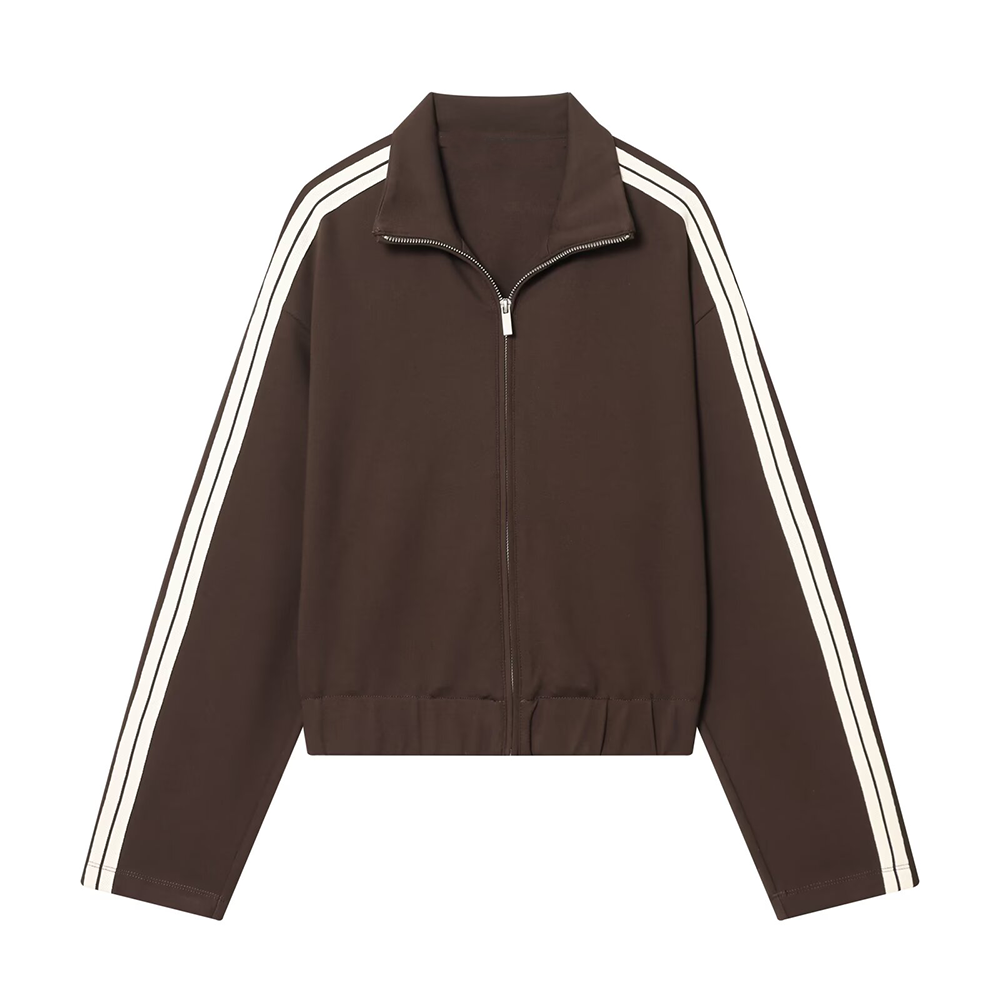 suit Women's 2 pieces casual striped long sleeved sweatshirt+Pants