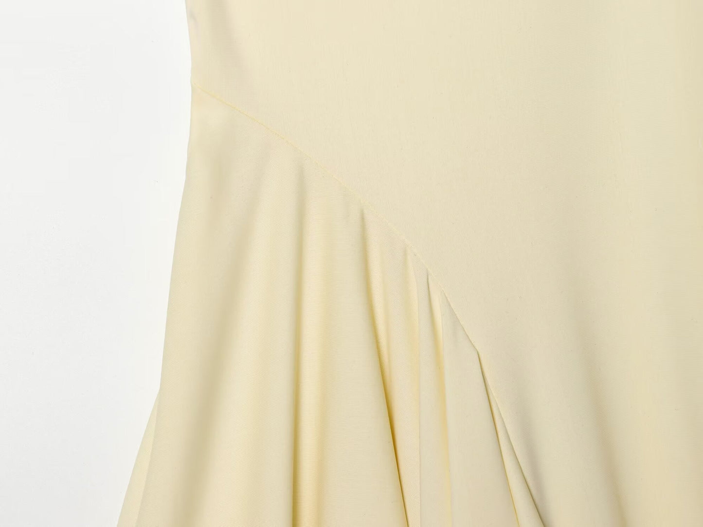 Women's asymmetric thin shoulder strap dress