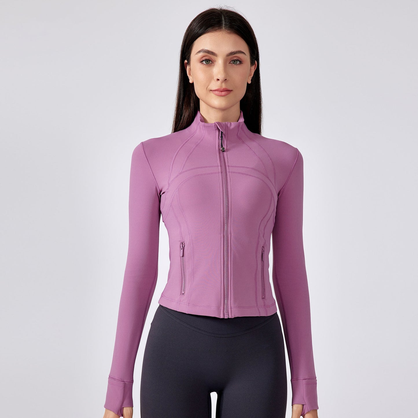 Women's new short slim collar yoga clothes