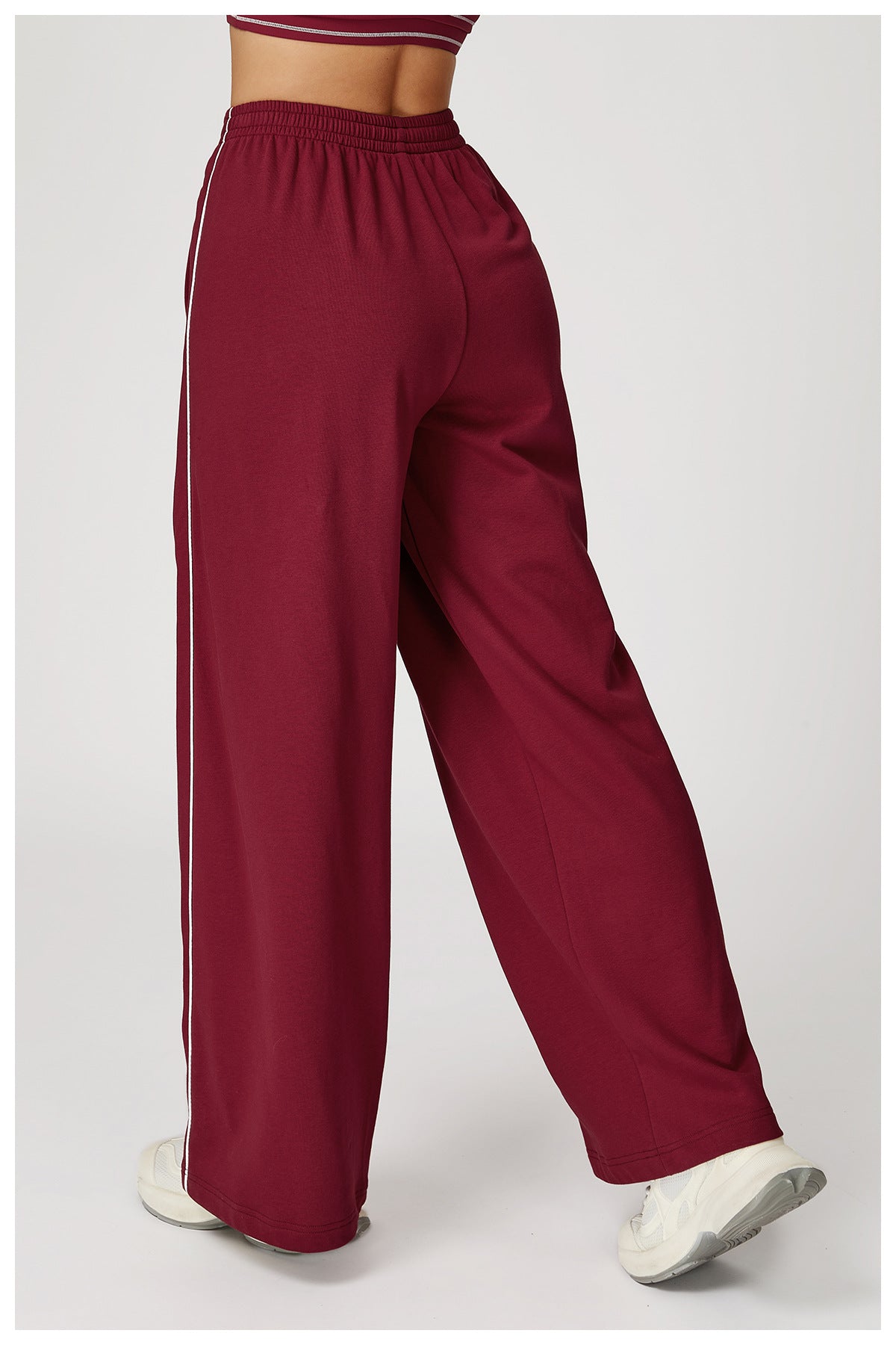 Women's new loose contrast Joker sweatpants