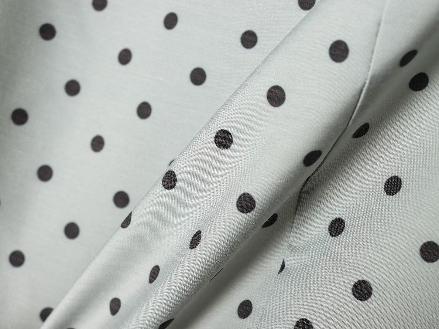 Women's bow decoration casual polka dot MIDI skirt