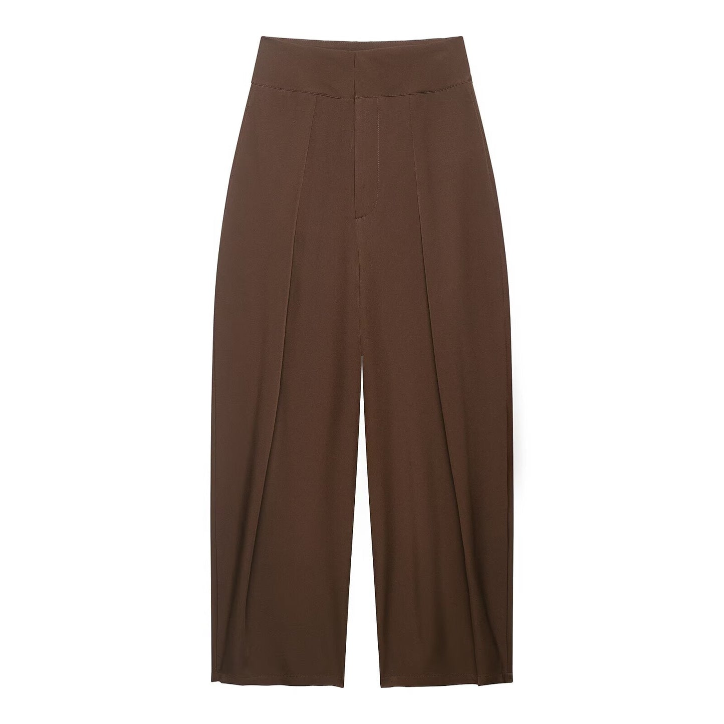 Women's high waisted pleated balloon version casual pants