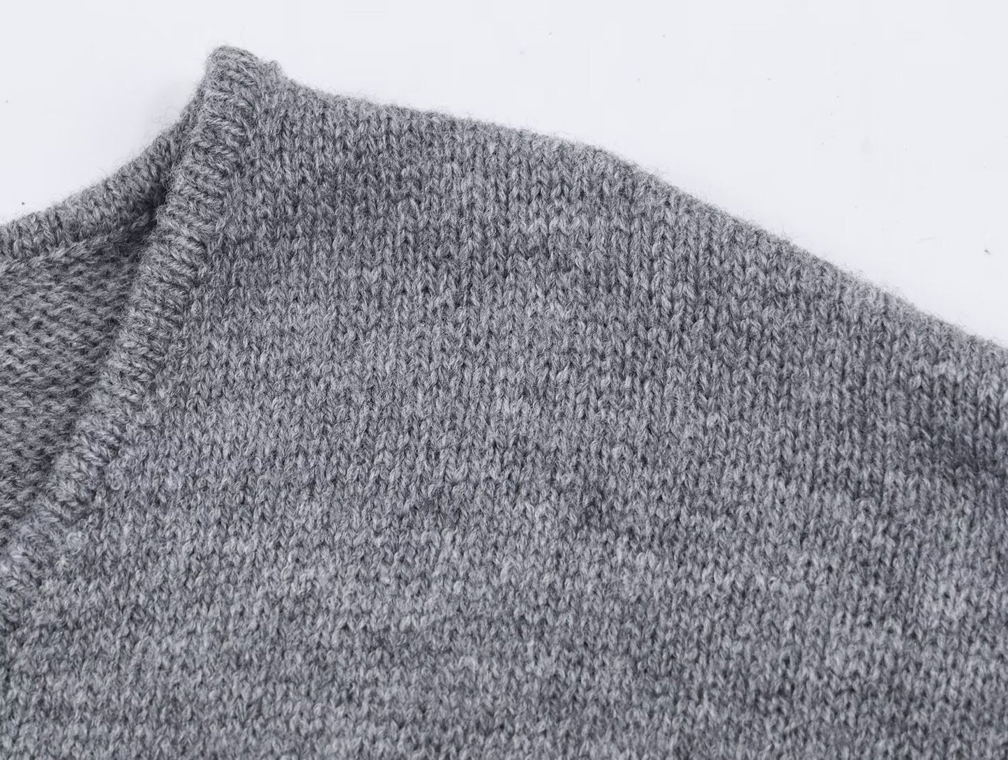 Women's O Neck short sleeved loose knit Shirt