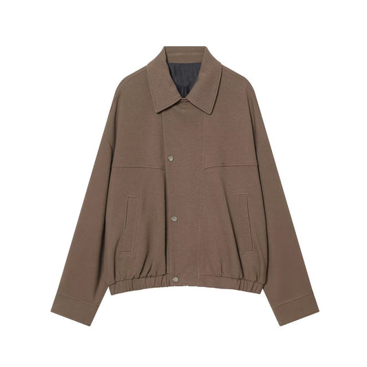 Women's casual lapel pilot jacket Coat