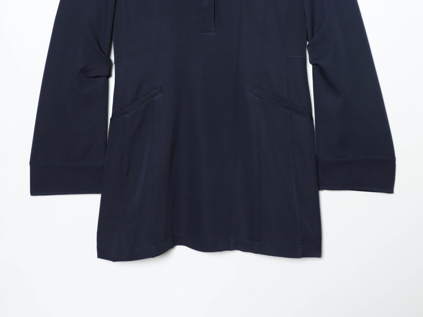 Women's pleated decorative shirt style mini dress