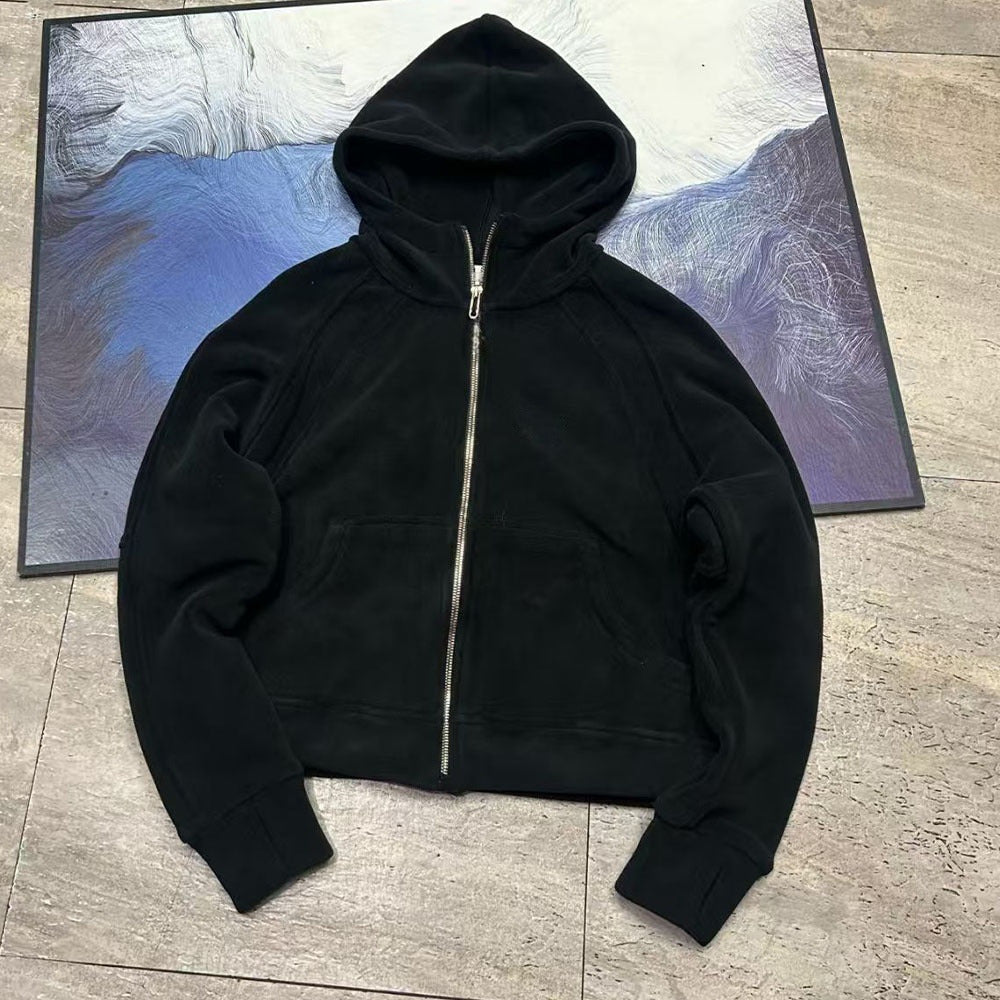 Women's hooded sweater fashion casual hooded coat