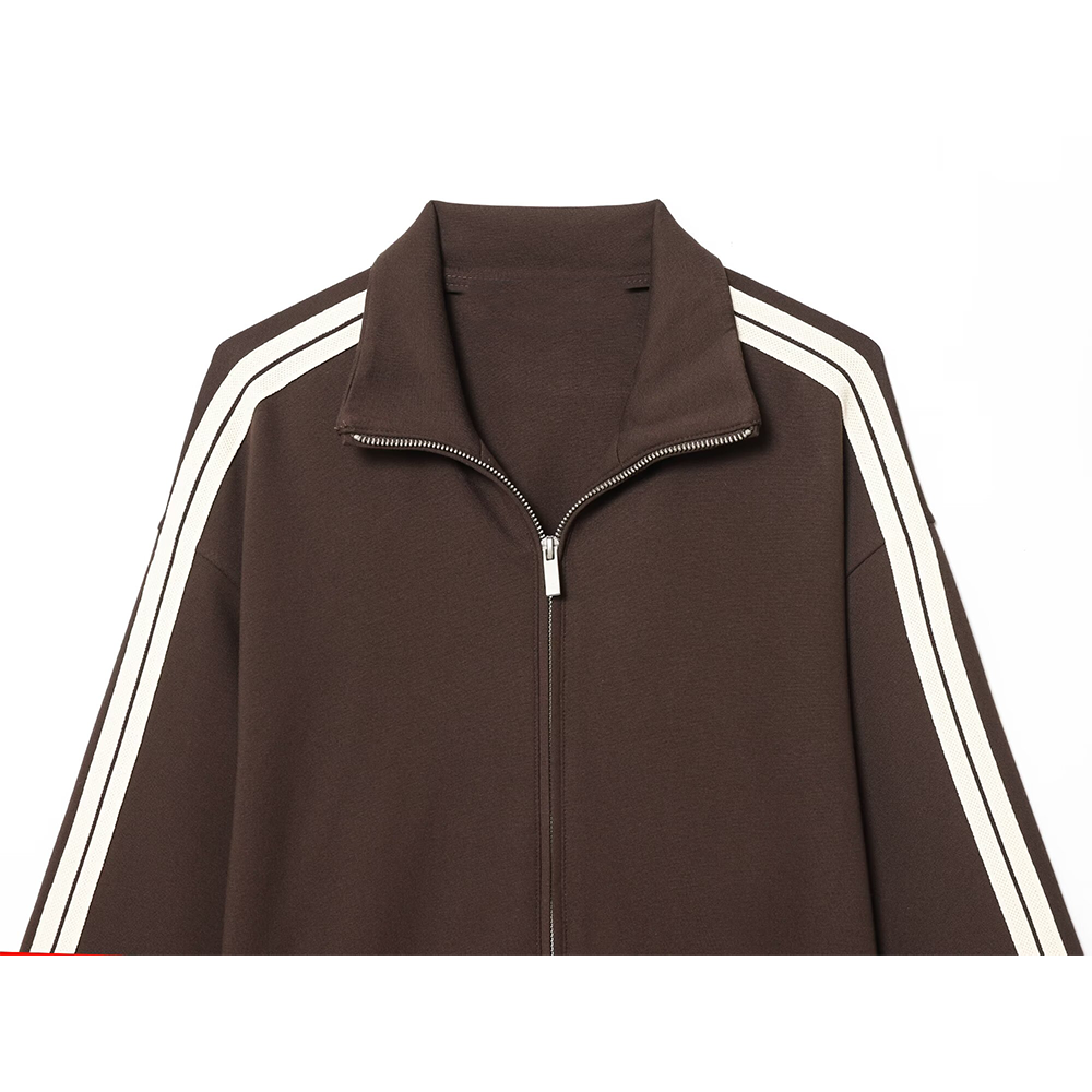 suit Women's 2 pieces casual striped long sleeved sweatshirt+Pants