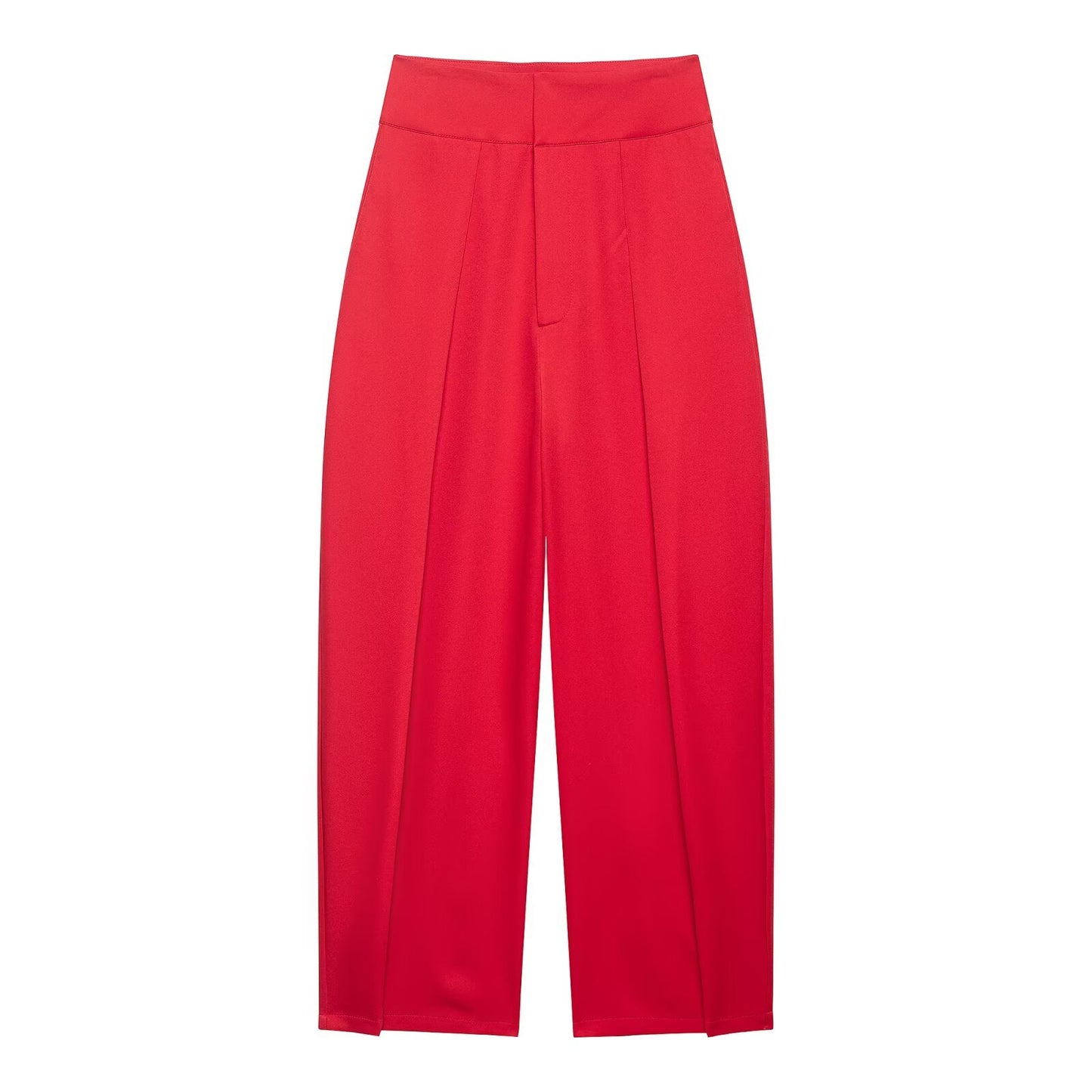 Women's high waisted pleated balloon version casual pants