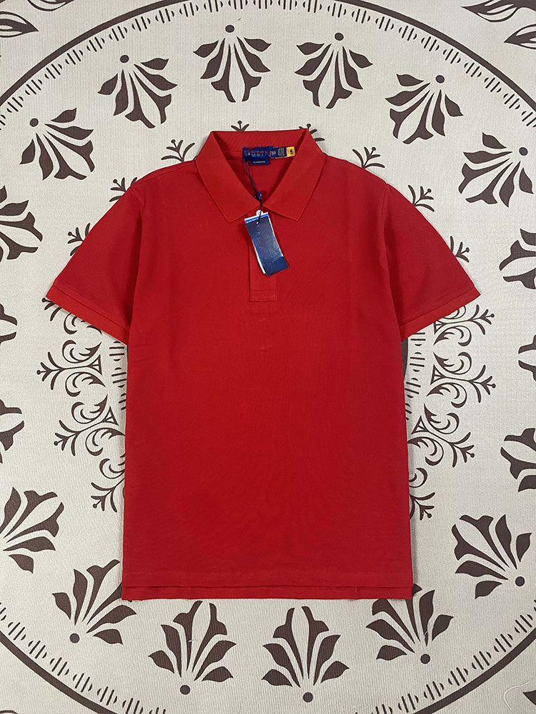 women's new Joker Couple style cotton beaded fabric embroidered POLO shirt