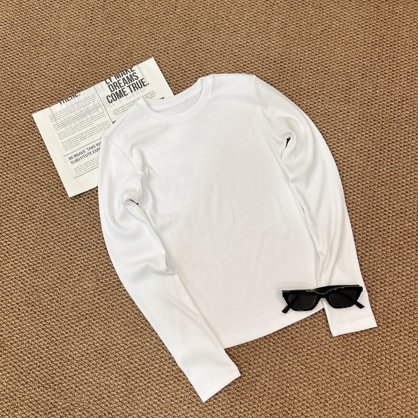 Women's new Joker slim elastic bottoming shirt