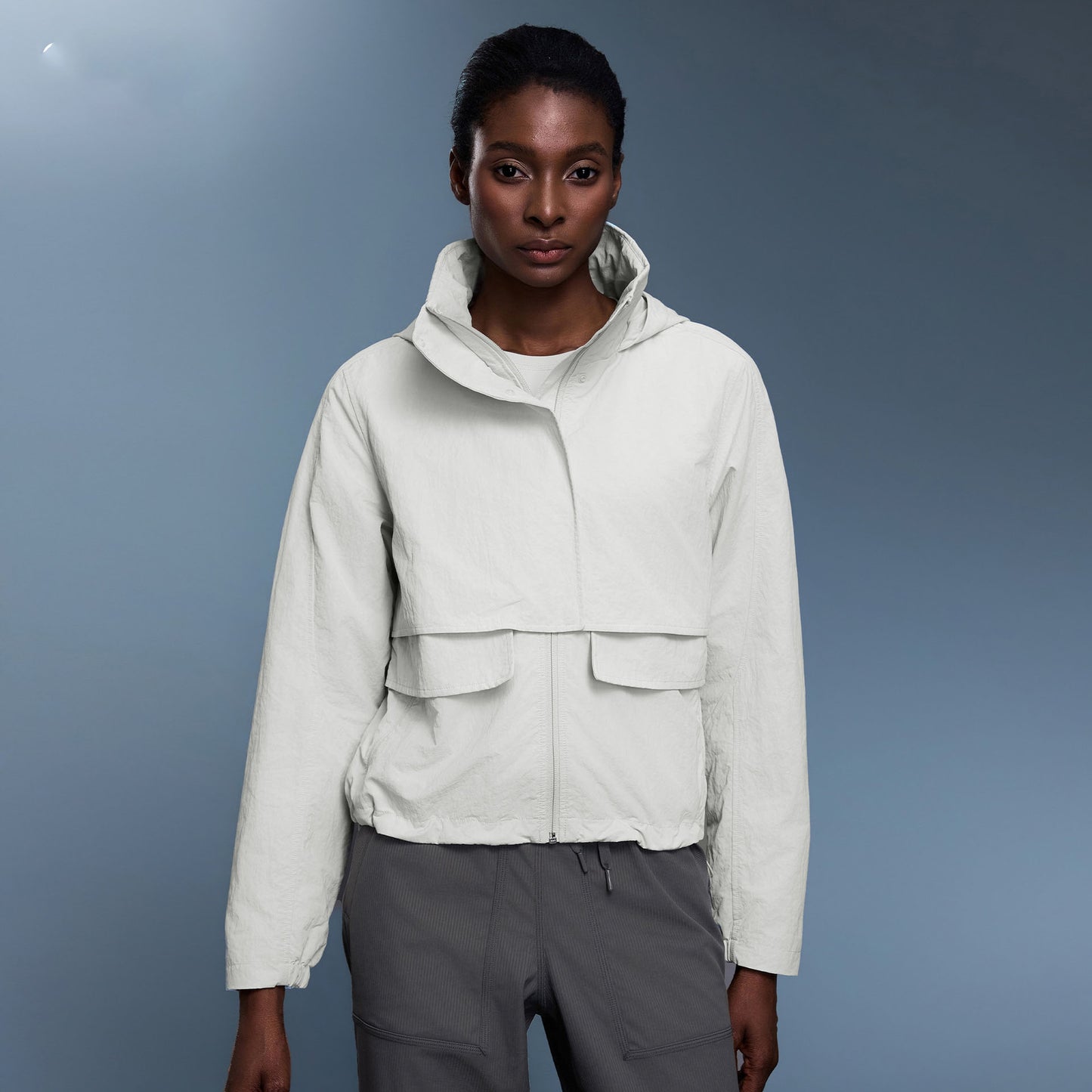 Women's new waterproof and wear-resistant sports windbreaker coat